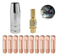 Mig 15ak Bico 0,8mm Difusor Bocal P/ Tocha Solda Com Sem Gás