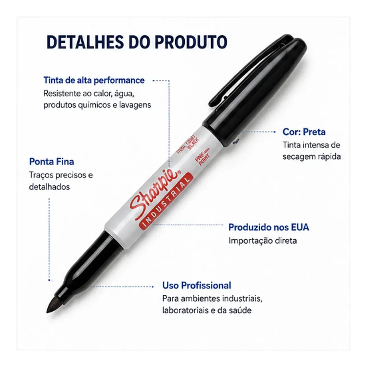 Caneta Marcadora Cme Identificação Esterilização Autoclave