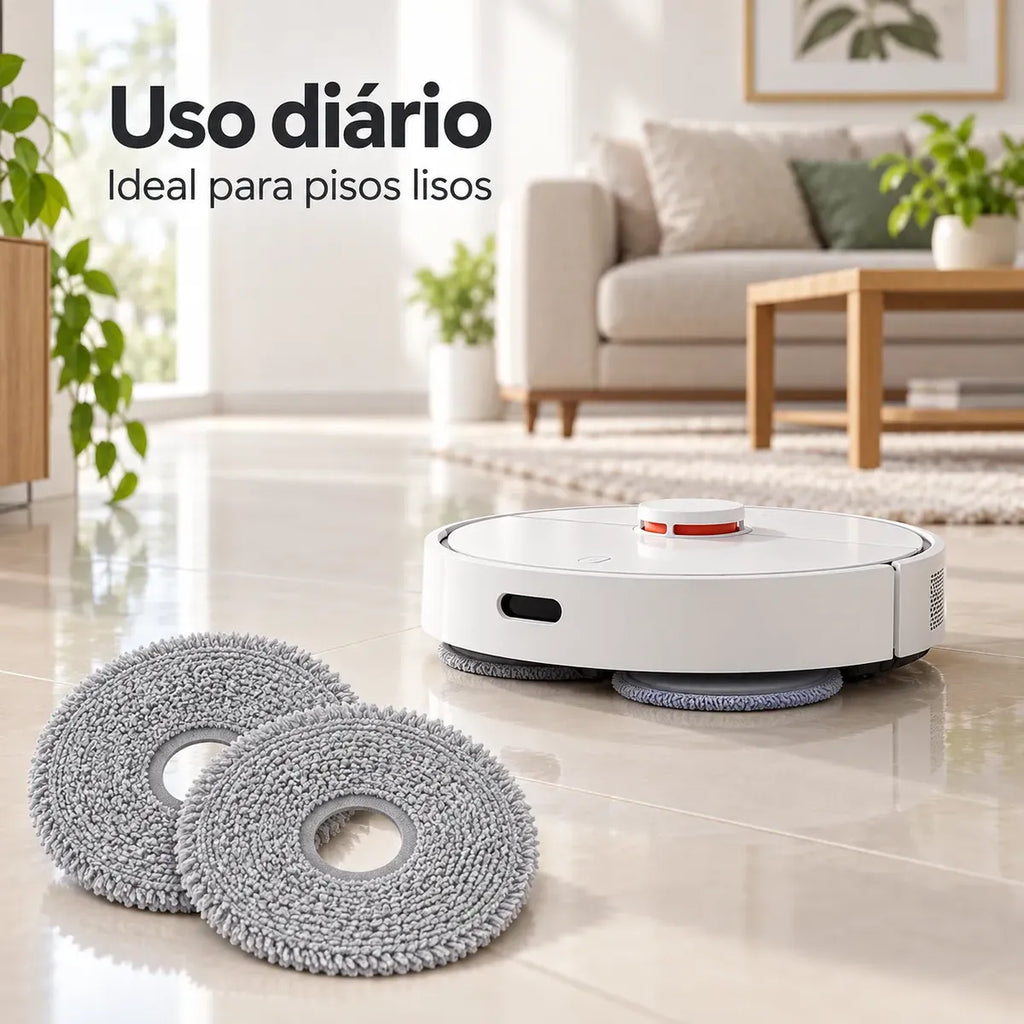 4 Panos Mop Para Robô Xiaomi S10+ S20+x10+ X20 Plus Pro Max