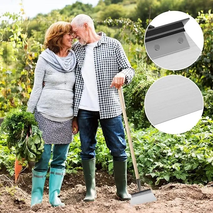 Pá Multifuncional Jardim Externo Capina Aço Inoxidável Plana