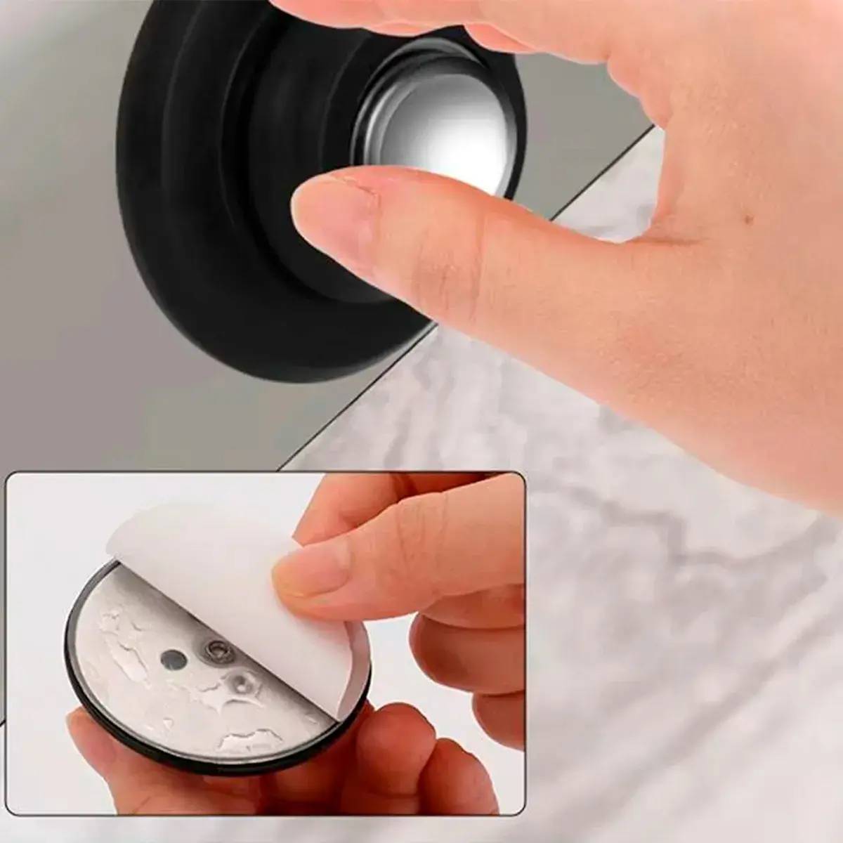 Kit 5 Prendedor Porta Magnético Imã Batedor Fixador Adesivo