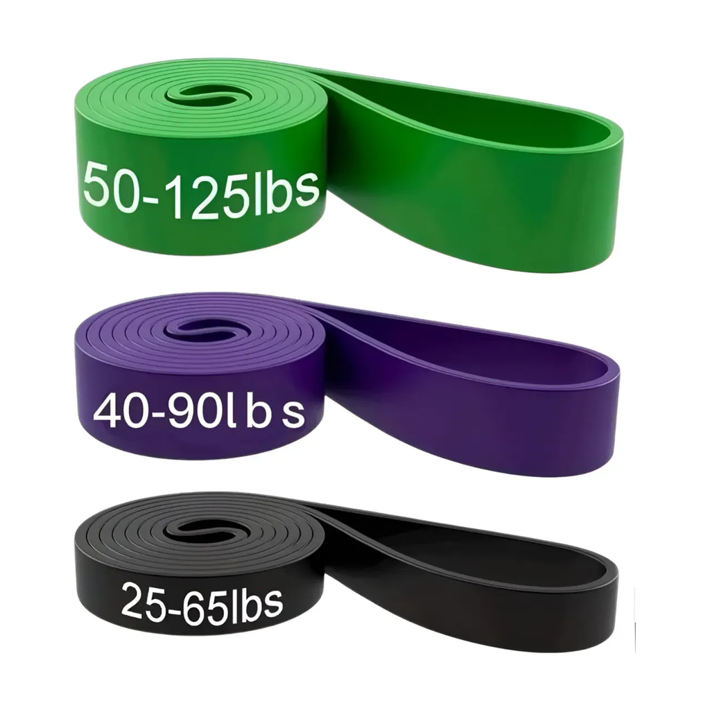 Kit 3 Super Band Elastico Borracha Crossfit Extra Forte Yoga
