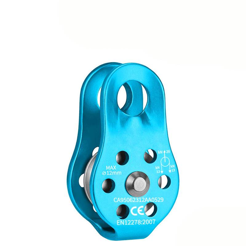 Polia Lateral Fixa 20kn Pequena Escalada Corda 8 A 13mm
