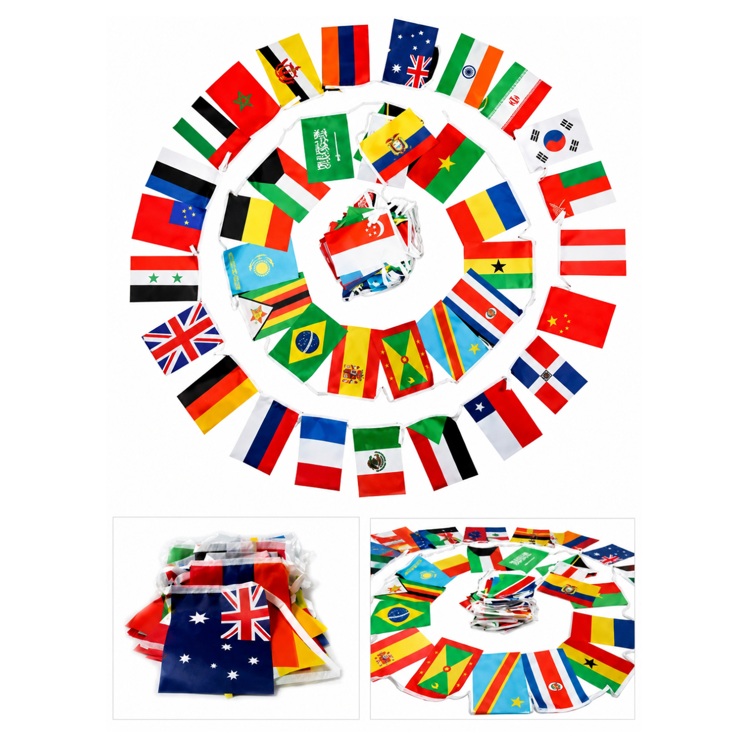 Bandeira Nacional De Cordas Banderine World Football 2026