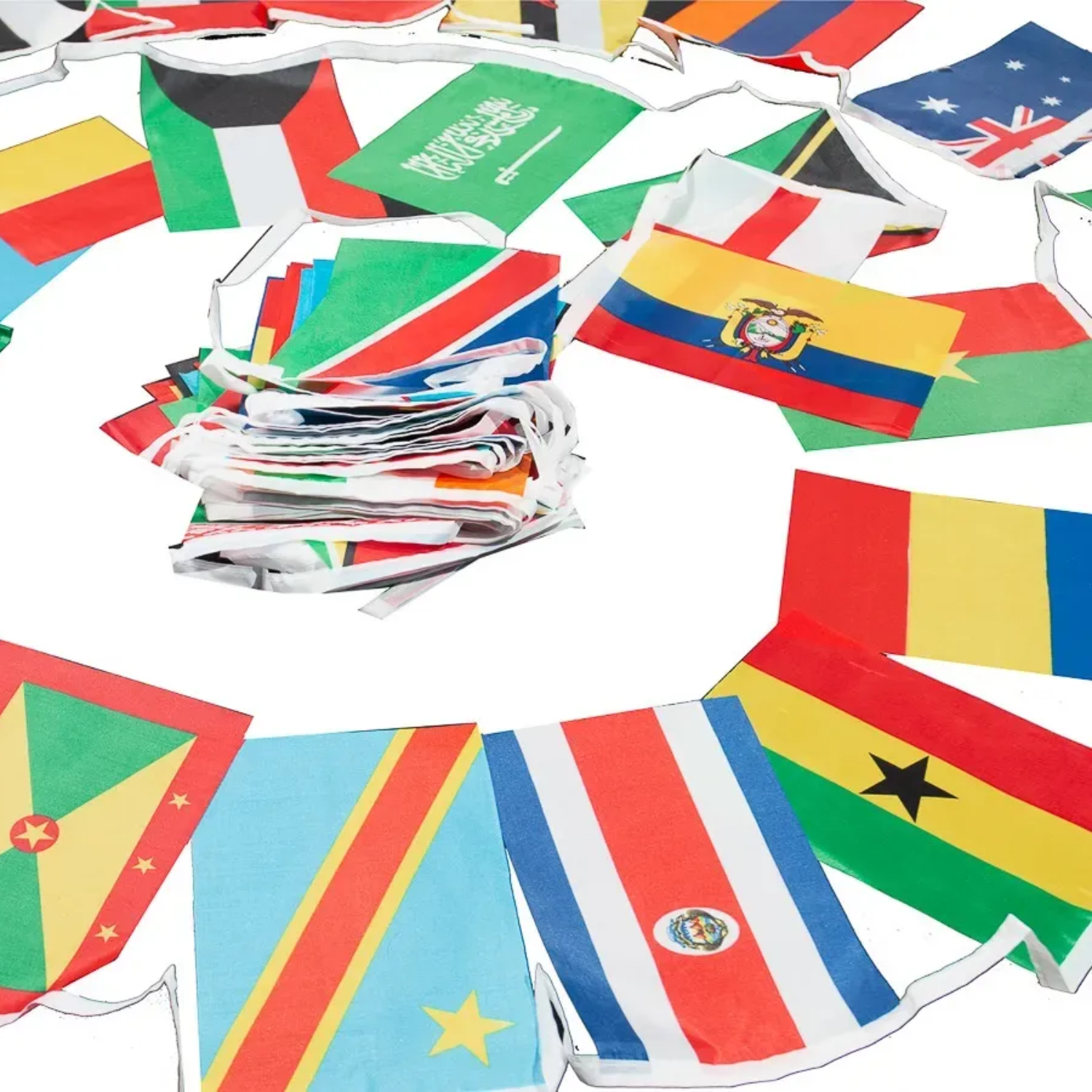 Bandeira Nacional De Cordas Banderine World Football 2026