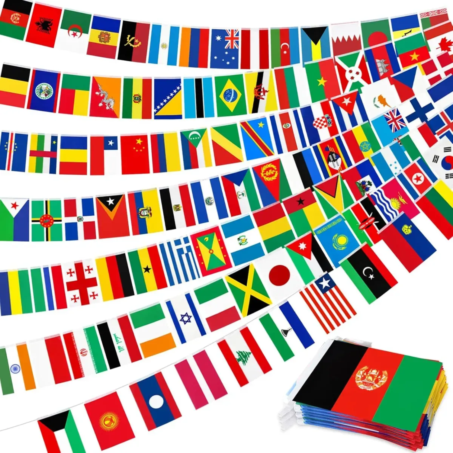 Bandeira Nacional De Cordas Banderine World Football 2026