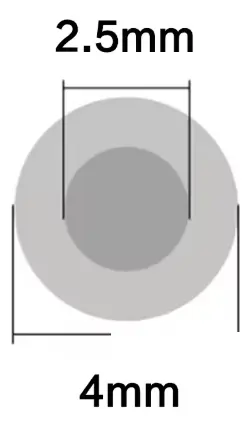 Tubo Ptfe Para Bambu Lab A1 Mini 2.5mm X 4.0mm