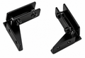 1 Par Dobradiça Preto Pivotante Porta Vidro De Encaixe 4-8mm