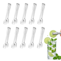 Pegador De Salada Gelo Frios Salgado Aço Inox 18cm 10 Peças